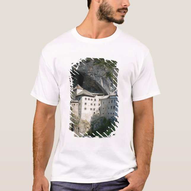T-shirt ESLOVÊNIA, RANJSKA, Castelo Predjama: século XVI (Frente)