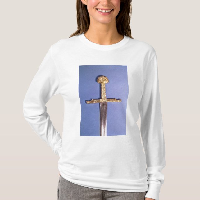 T-shirt Espada da coroação dos reis de France (Frente)