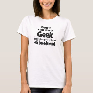 T-shirt Espada de geek