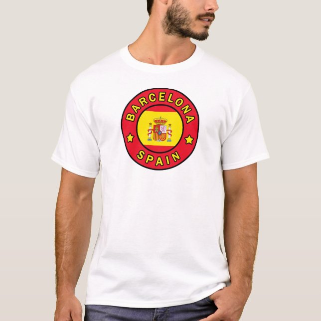 T-shirt Espanha de Barcelona (Frente)