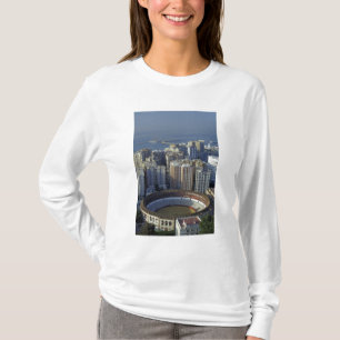 T-shirt Espanha, Málaga, Andaluzia Vista da Plaza de Toros