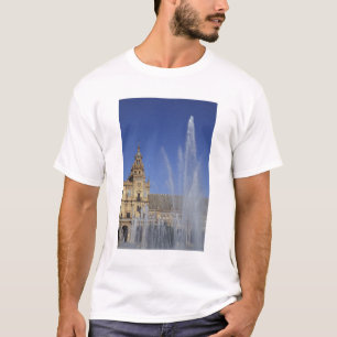 T-shirt Espanha, Sevilha, Andaluzia Fonte e ornamentado