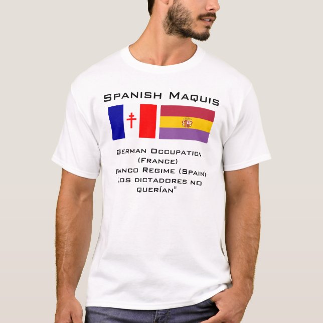 T-shirt Espanhol Maquis (Frente)