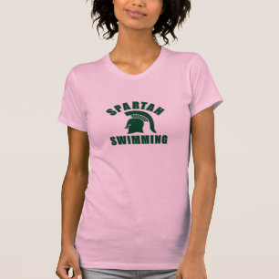 T-shirt espartano da natação da skyline