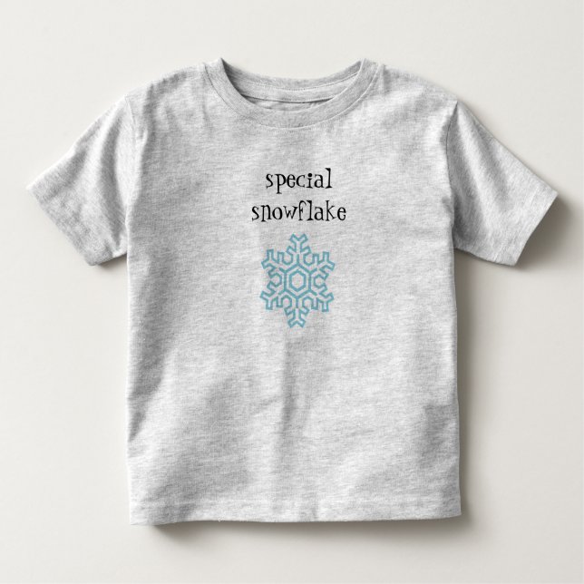 t-shirt especial de snowflake (Frente)