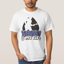 T-shirt Espectro Guitarista - Música É Minha Vida