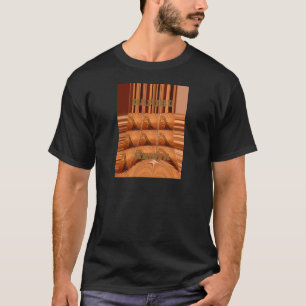 T-shirt Espelho Africano Tradicional: Girafa Tecida