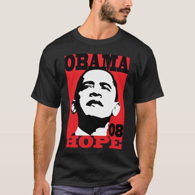 T-shirt Esperança de Obama (Frente)