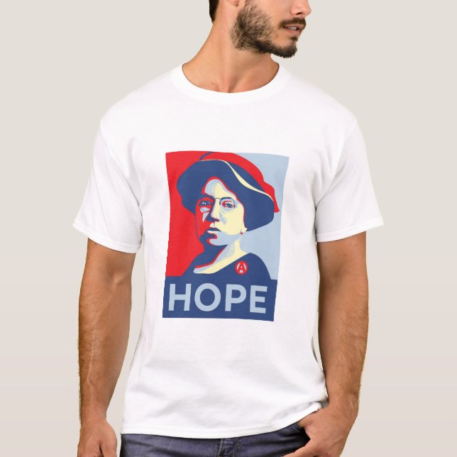 T-shirt ESPERANÇA (Emma Goldman) (Frente)