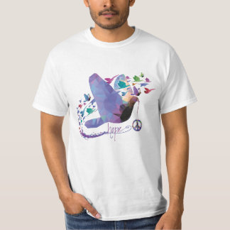 T-shirt Esperança para a paz - Tshirt
