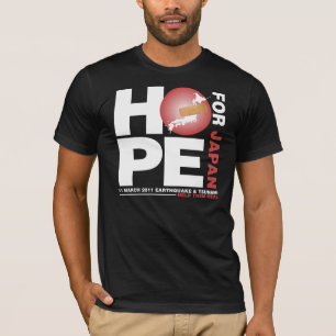 T-SHIRT ESPERANÇA PARA JAPÃO - AJUDE-OS A CURAR (A