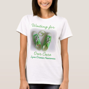 T-shirt Esperando por uma cura Conscientização da doença d