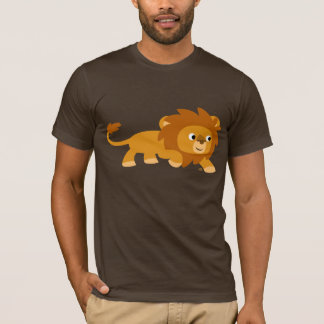 T-shirt esperto do leão dos desenhos animados