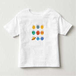 T-shirt esperto "sistema solar "