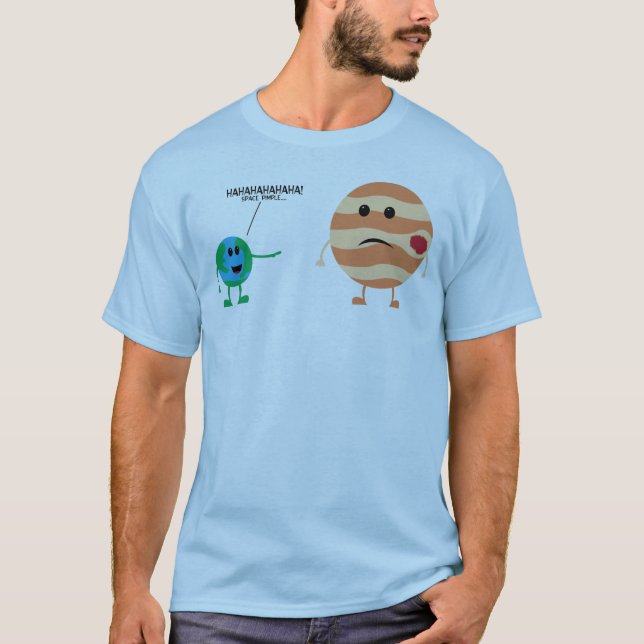 T-shirt Espinha do espaço (Frente)