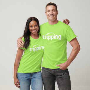 t-shirt espiral da Laço-Tintura de Tripping.com