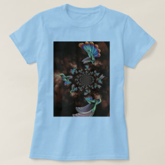 T-shirt espiral do colibri
