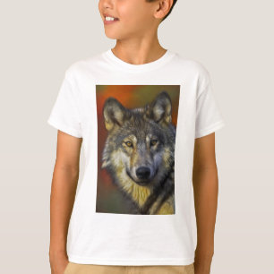 T-shirt Espírito do Lobo - Presentes de foto de lobo ther
