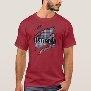 T-shirt Espírito escocês do Tartan de Hannay Hannah do c
