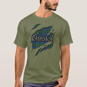 T-shirt Espírito escocês do Tartan de Johnstone Johnston
