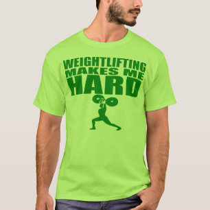 T-shirt Esporte Engraçado - Levantamento De Peso Me Faz Du