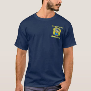 T-shirt Esportes musicais do cão da costa oeste