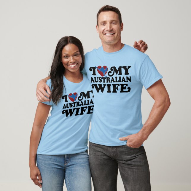 T-shirt Esposa Australiana (Unissex)