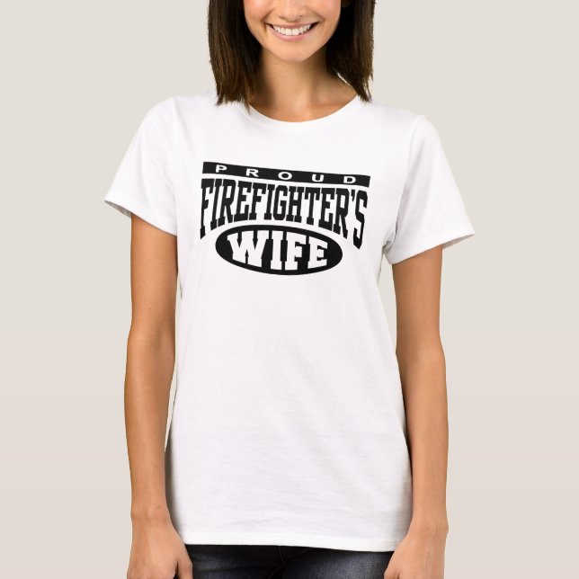 T-shirt Esposa do Bombeiro (Frente)