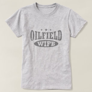 T-shirt Esposa do campo petrolífero