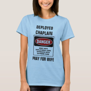 T-shirt Esposa do exército