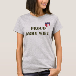 T-SHIRT ESPOSA ORGULHOSA DO EXÉRCITO