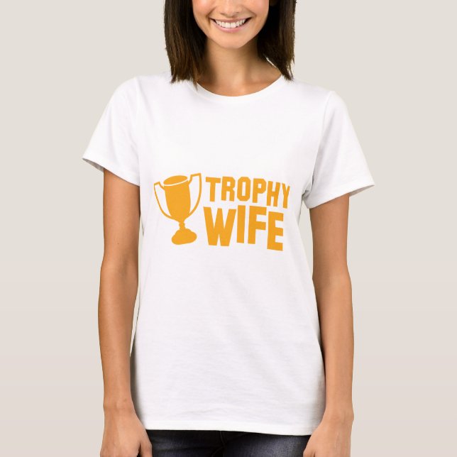 T-shirt esposa TROPHY (Frente)