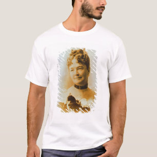 T-shirt Esposas de Custer do bacon de Elizabeth 1842-1933)