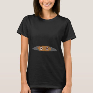 T-shirt Espreitar do bebê [a DK descasca/olhos de Brown]