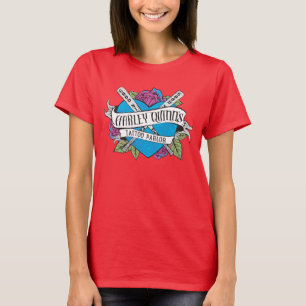 T-shirt Esquadrão Suicida   Coração de Tatuagem do Harl