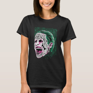 T-shirt Esquadrão Suicida Desenho Da Cabeça De Joker R