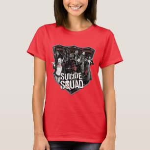 T-shirt Esquadrão Suicida   Foto do Crachá do grupo