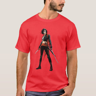T-shirt Esquadrão Suicida   Katana Quic Book Art