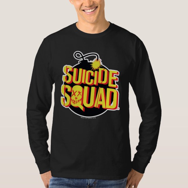 T-shirt Esquadrão Suicida | Logotipo 2 da Bomba (Frente)