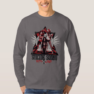 T-shirt Esquadrão Suicida   Raparigas Bonito Loucas