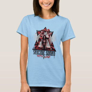 T-shirt Esquadrão Suicida Raparigas Bonito Loucas