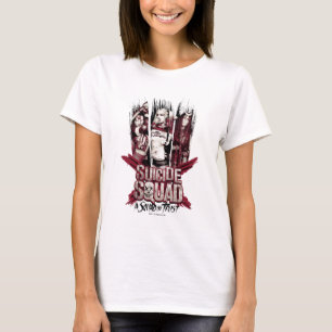 T-shirt Esquadrão Suicida Raparigas "Em Quadrado Confia