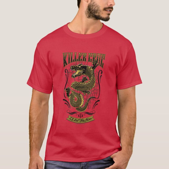 T-shirt Esquadrão Suicida | Tatuagem em Croc (Frente)