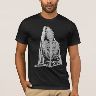 T-shirt Esqueleto de Morcego Gótico