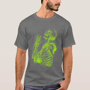 T-shirt esqueleto praying