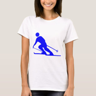 T-shirt Esqui - Azul