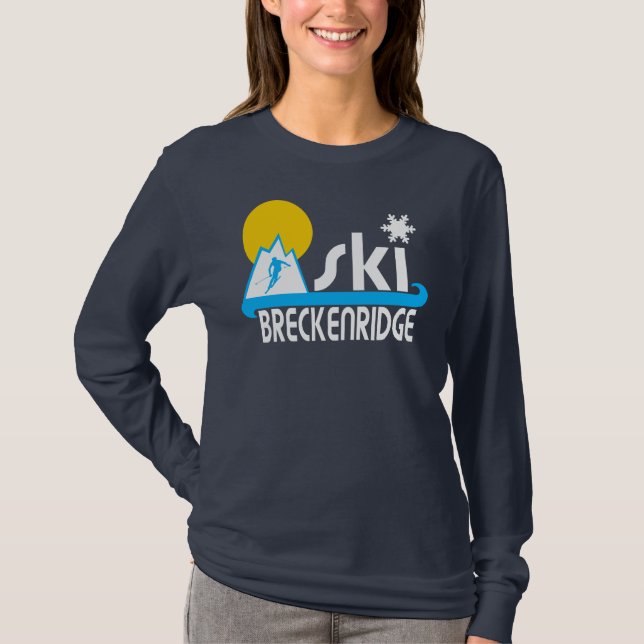 T-shirt Esqui Breckenridge (Frente)