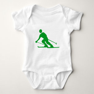 T-shirt Esqui - Verde Grama