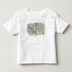 T-shirt Esquiador Alpino em neve espessa em Big