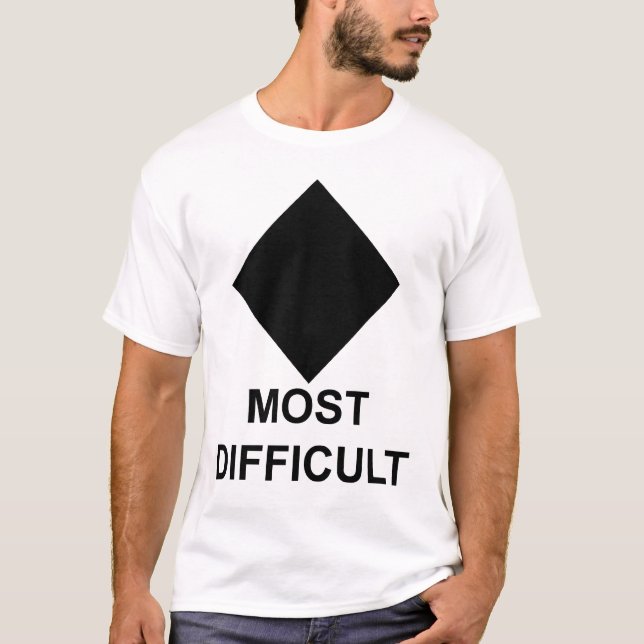 T-shirt Esquiador ou Snowboarder avançado (Frente)